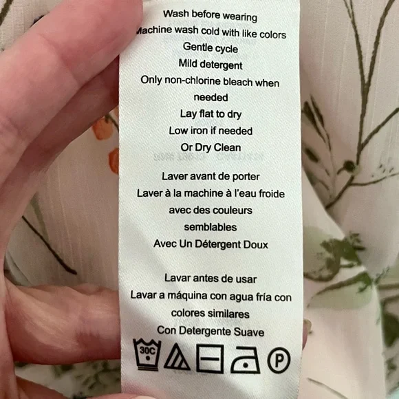 NWT Jessica Simpson Pink Floral Flutter-Sleeve Maternity Dress - Picture 10 of 12